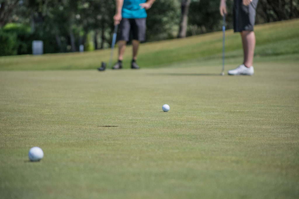 What Happens When A Golf Ball Hits Another Ball Into Hole?