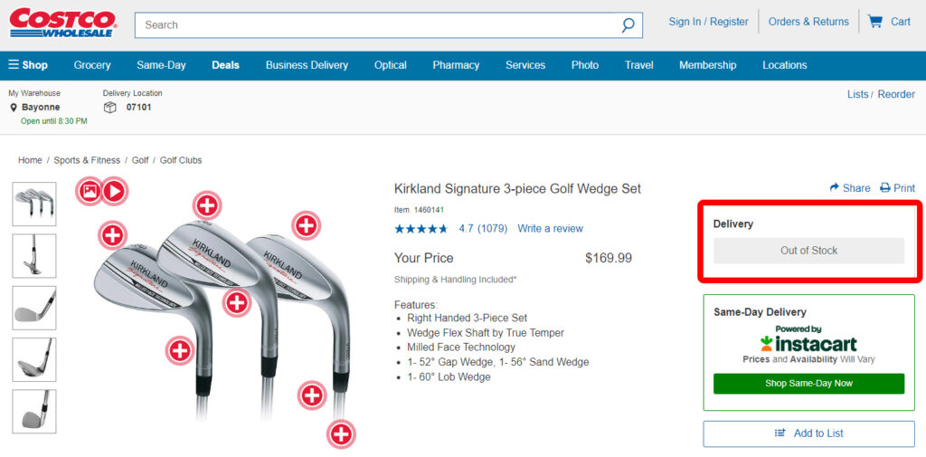 kirkland wedges discontinued