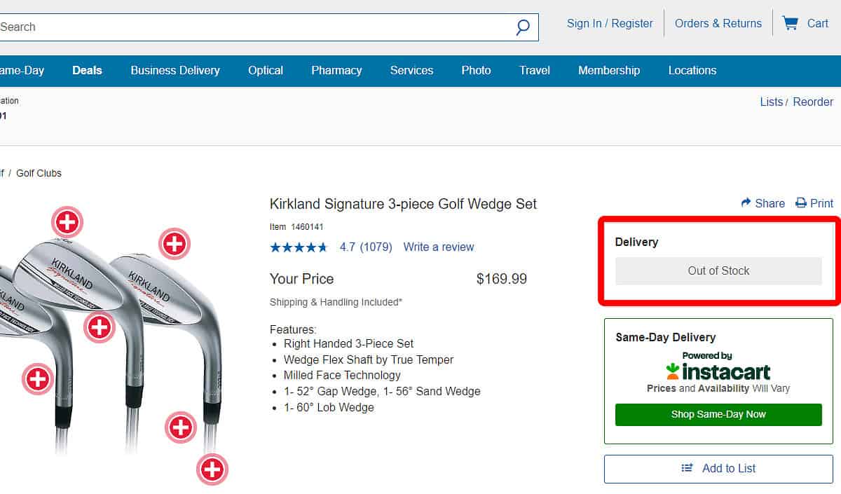 kirkland wedges discontinued